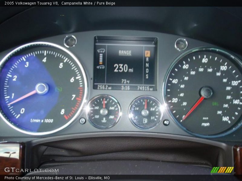  2005 Touareg V8 V8 Gauges