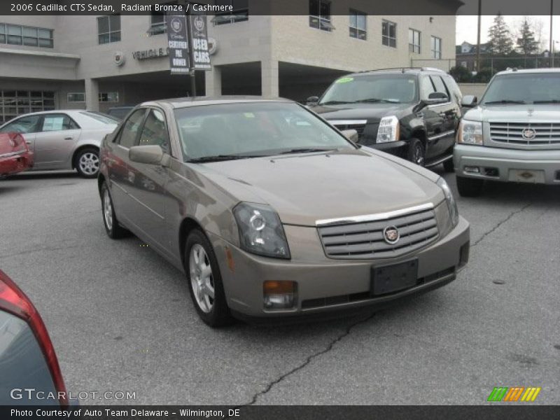 Radiant Bronze / Cashmere 2006 Cadillac CTS Sedan
