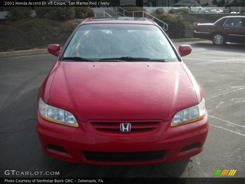 San Marino Red / Ivory 2001 Honda Accord EX V6 Coupe