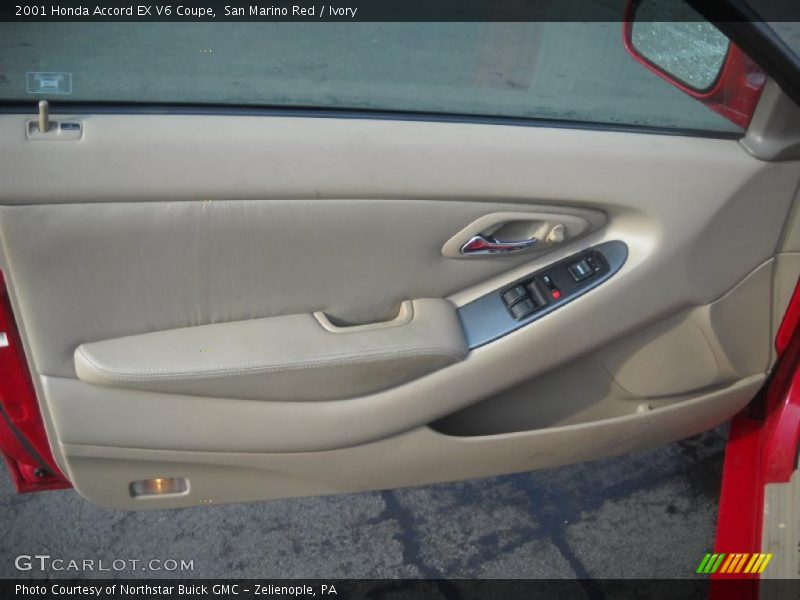San Marino Red / Ivory 2001 Honda Accord EX V6 Coupe