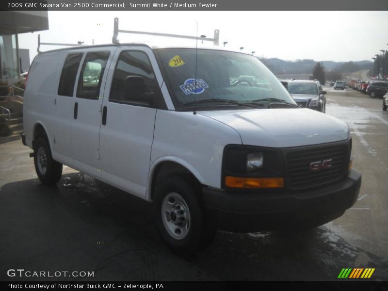 Summit White / Medium Pewter 2009 GMC Savana Van 2500 Commercial