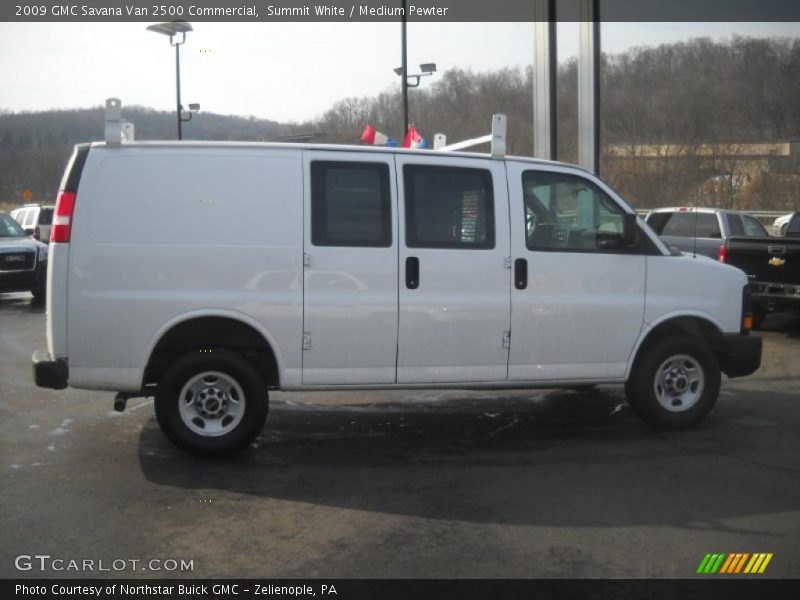 Summit White / Medium Pewter 2009 GMC Savana Van 2500 Commercial