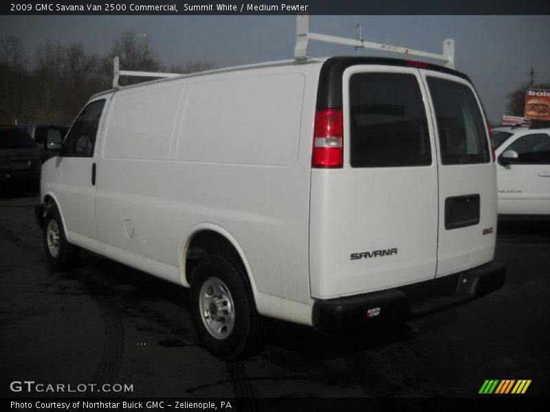 Summit White / Medium Pewter 2009 GMC Savana Van 2500 Commercial