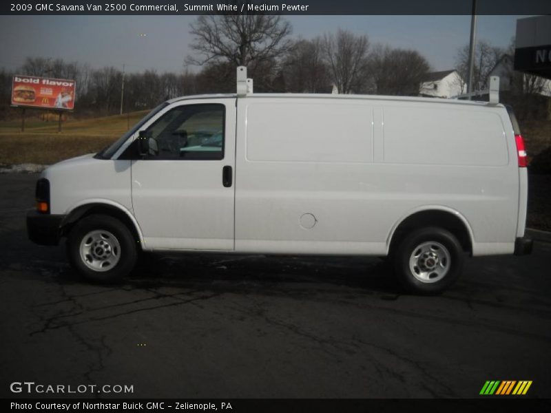 Summit White / Medium Pewter 2009 GMC Savana Van 2500 Commercial