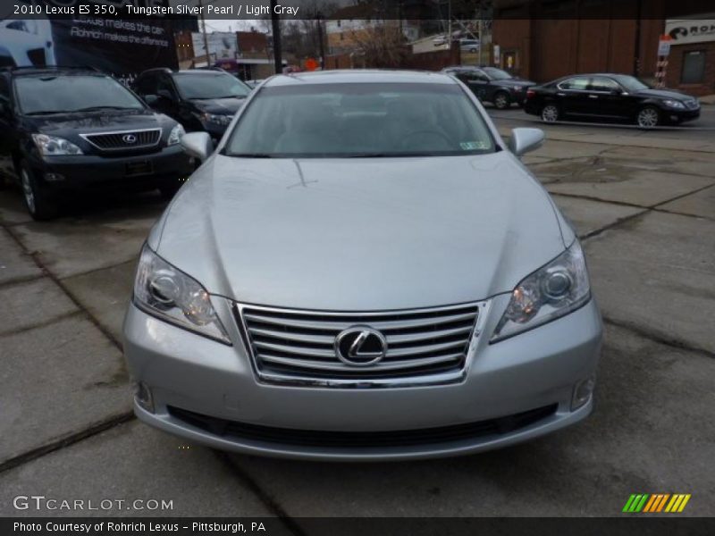 Tungsten Silver Pearl / Light Gray 2010 Lexus ES 350
