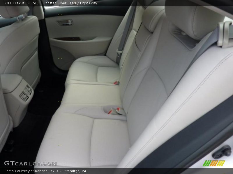 Tungsten Silver Pearl / Light Gray 2010 Lexus ES 350