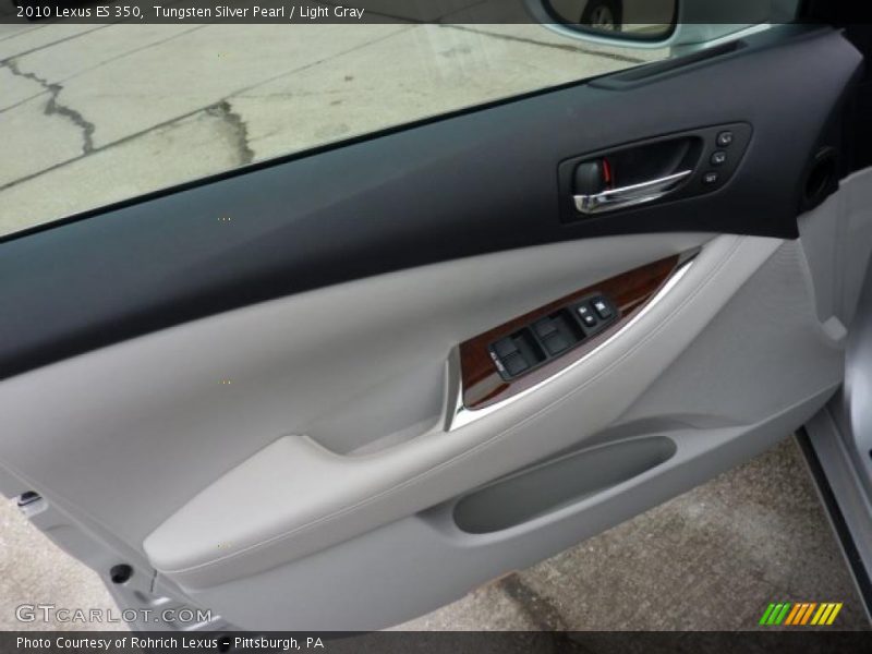 Tungsten Silver Pearl / Light Gray 2010 Lexus ES 350