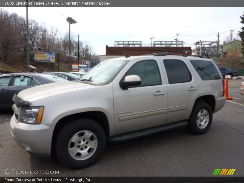 Silver Birch Metallic / Ebony 2009 Chevrolet Tahoe LT 4x4