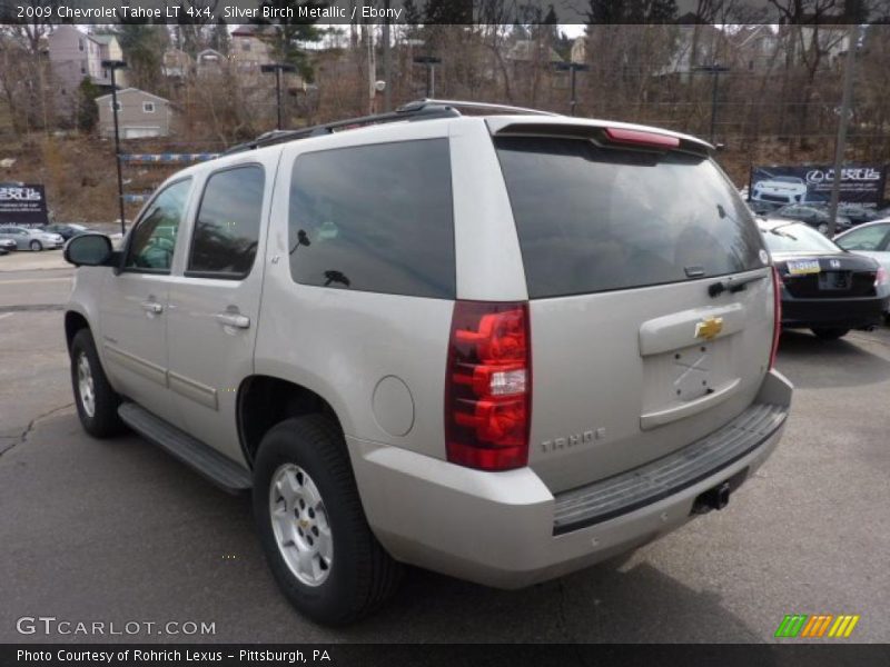 Silver Birch Metallic / Ebony 2009 Chevrolet Tahoe LT 4x4