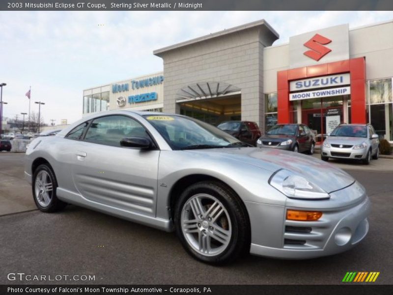 Sterling Silver Metallic / Midnight 2003 Mitsubishi Eclipse GT Coupe