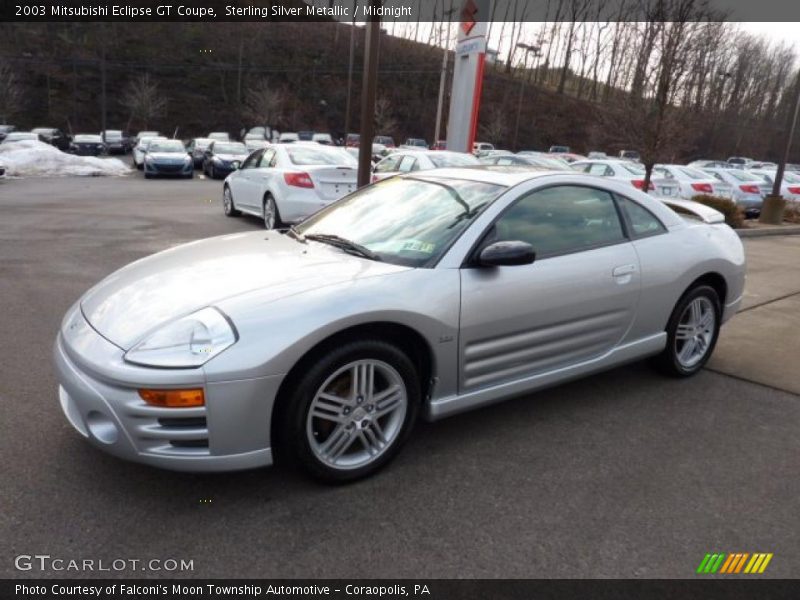Sterling Silver Metallic / Midnight 2003 Mitsubishi Eclipse GT Coupe