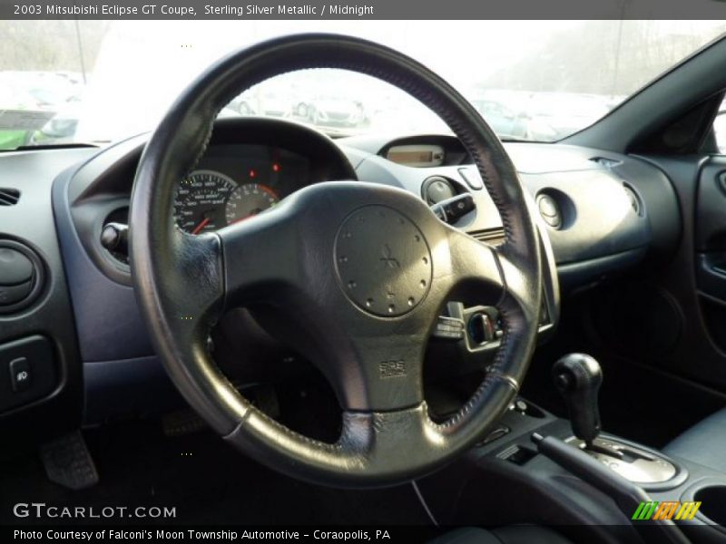 Sterling Silver Metallic / Midnight 2003 Mitsubishi Eclipse GT Coupe