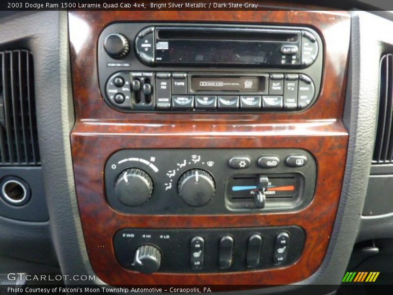 Controls of 2003 Ram 1500 Laramie Quad Cab 4x4