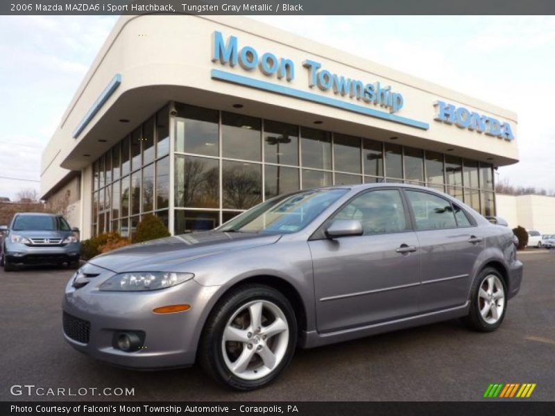 Tungsten Gray Metallic / Black 2006 Mazda MAZDA6 i Sport Hatchback