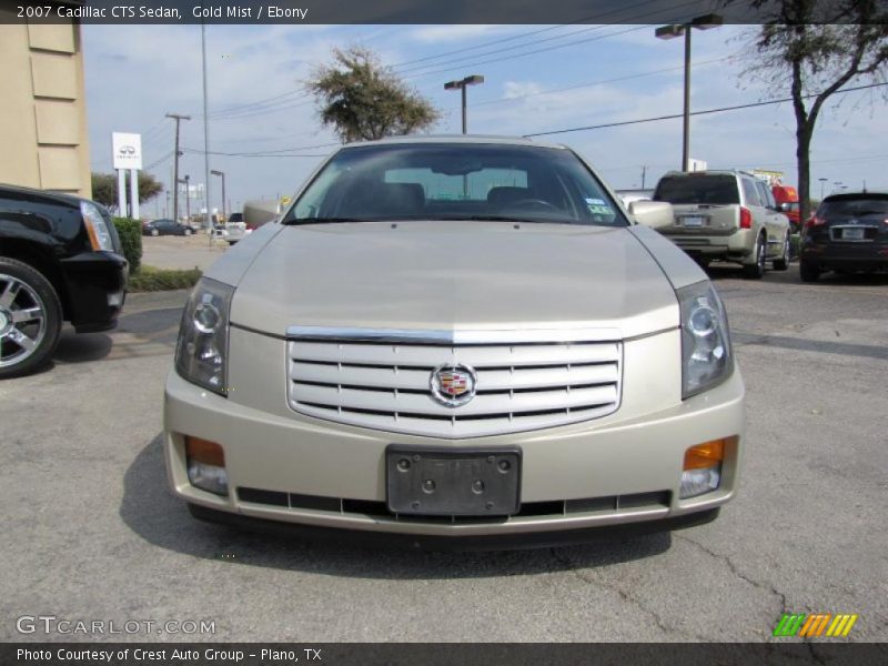 Gold Mist / Ebony 2007 Cadillac CTS Sedan