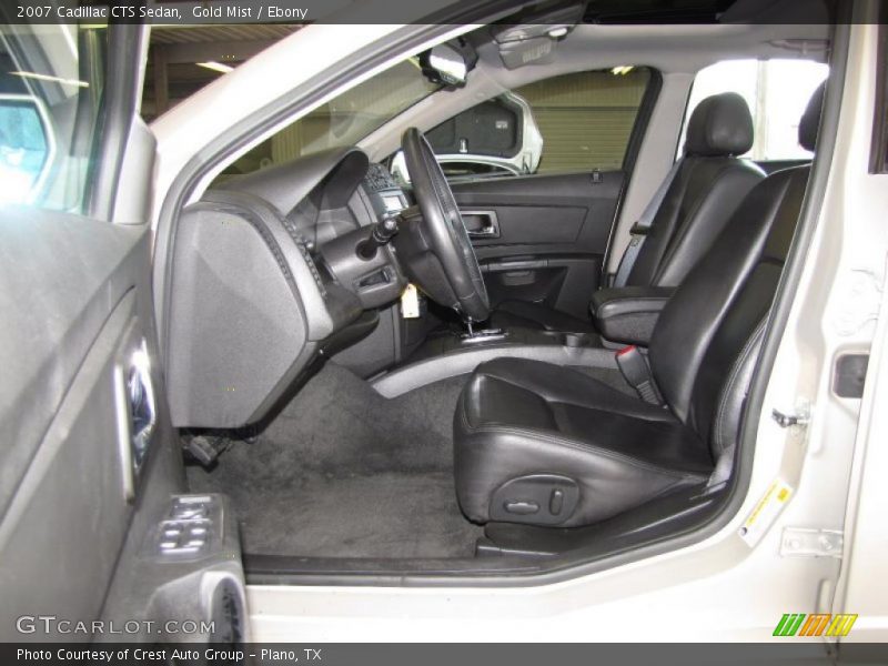 Gold Mist / Ebony 2007 Cadillac CTS Sedan