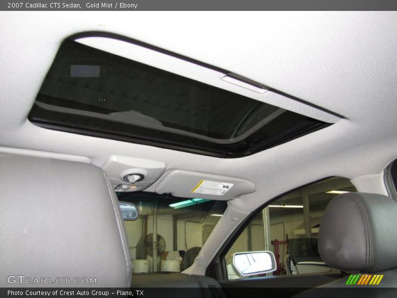 Gold Mist / Ebony 2007 Cadillac CTS Sedan