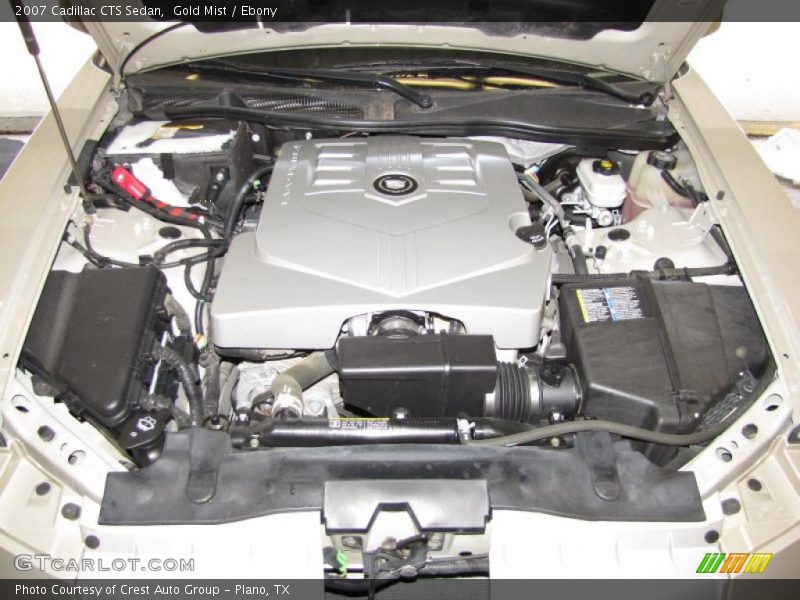 Gold Mist / Ebony 2007 Cadillac CTS Sedan
