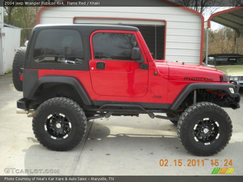  2004 Wrangler Rubicon 4x4 Flame Red