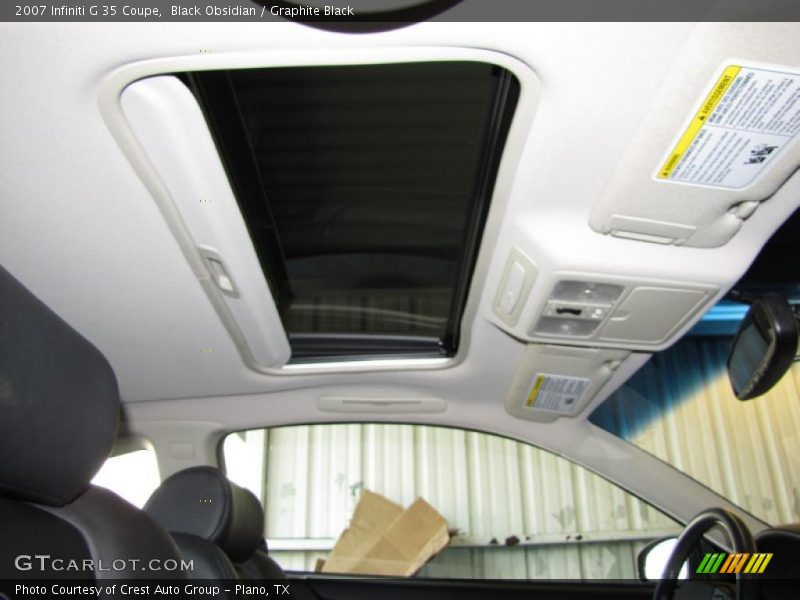 Black Obsidian / Graphite Black 2007 Infiniti G 35 Coupe