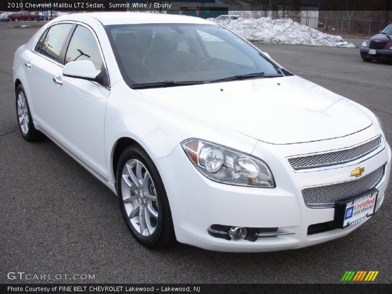 Summit White / Ebony 2010 Chevrolet Malibu LTZ Sedan