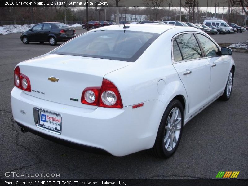 Summit White / Ebony 2010 Chevrolet Malibu LTZ Sedan