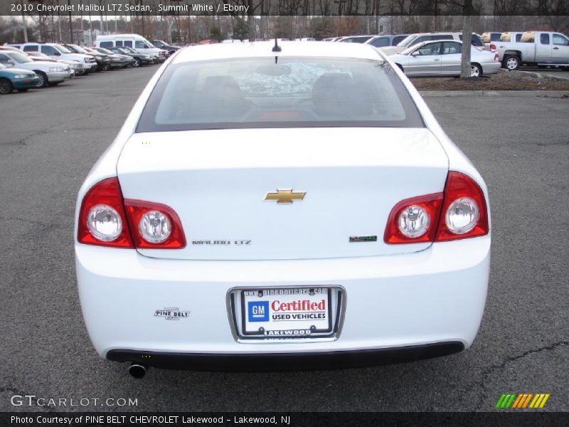 Summit White / Ebony 2010 Chevrolet Malibu LTZ Sedan