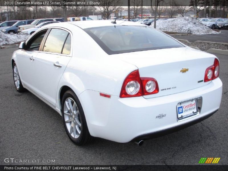 Summit White / Ebony 2010 Chevrolet Malibu LTZ Sedan