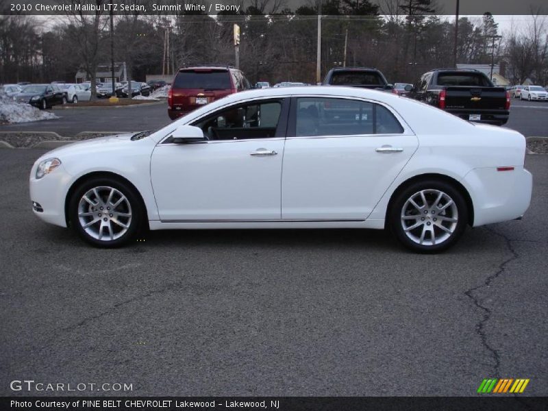 Summit White / Ebony 2010 Chevrolet Malibu LTZ Sedan