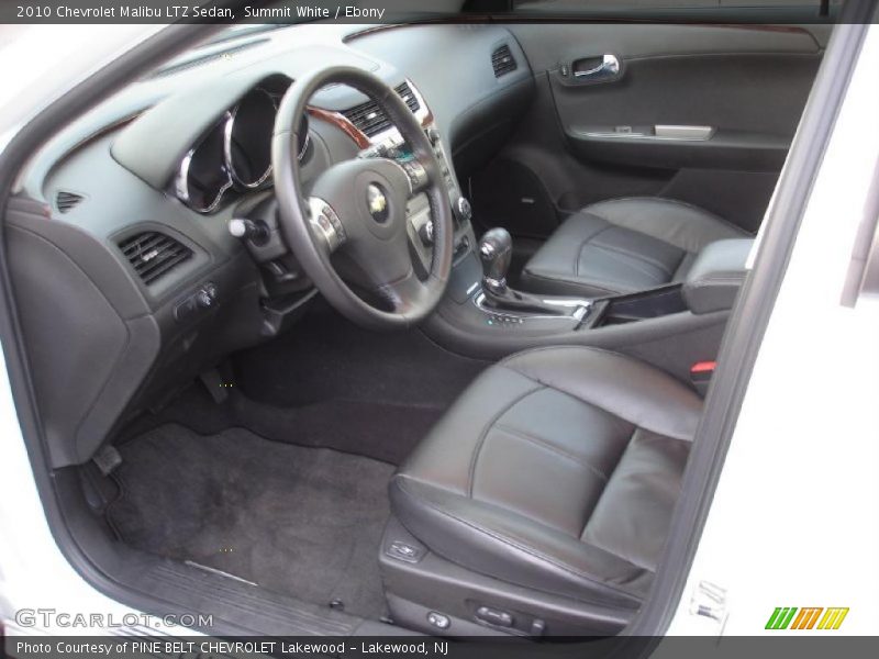  2010 Malibu LTZ Sedan Ebony Interior