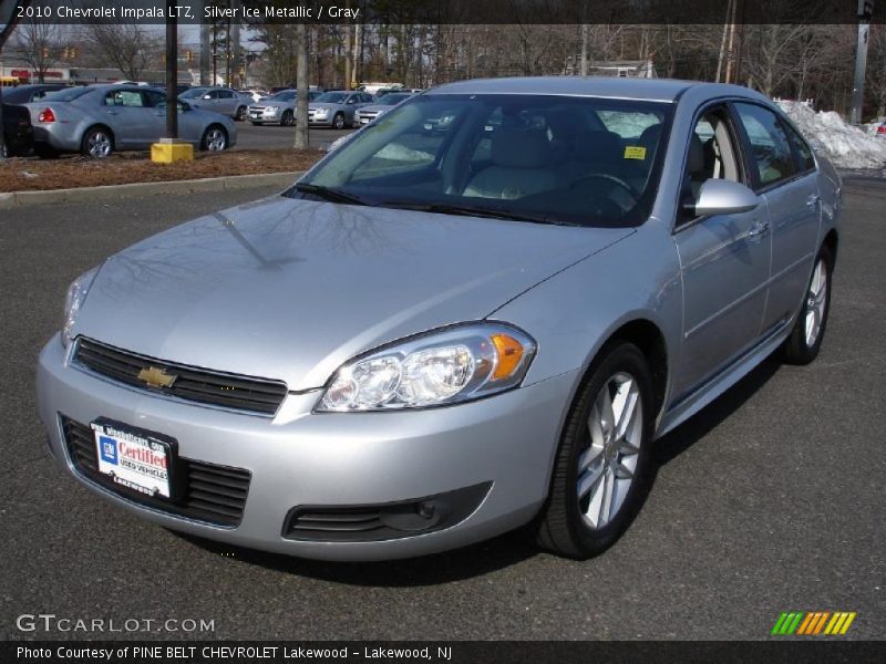 Silver Ice Metallic / Gray 2010 Chevrolet Impala LTZ