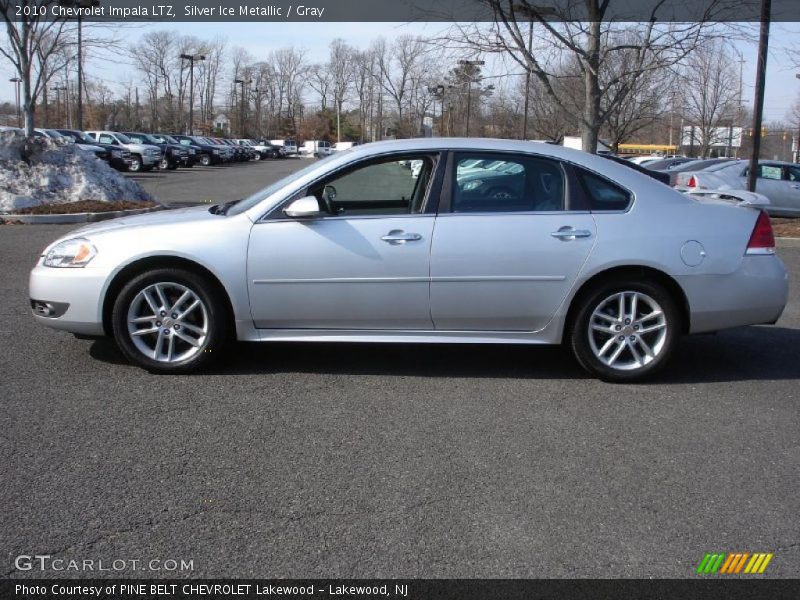 Silver Ice Metallic / Gray 2010 Chevrolet Impala LTZ