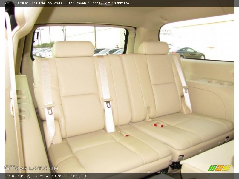 Black Raven / Cocoa/Light Cashmere 2007 Cadillac Escalade ESV AWD