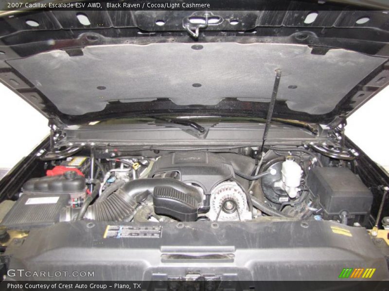 Black Raven / Cocoa/Light Cashmere 2007 Cadillac Escalade ESV AWD