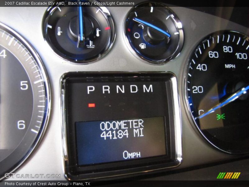 Black Raven / Cocoa/Light Cashmere 2007 Cadillac Escalade ESV AWD