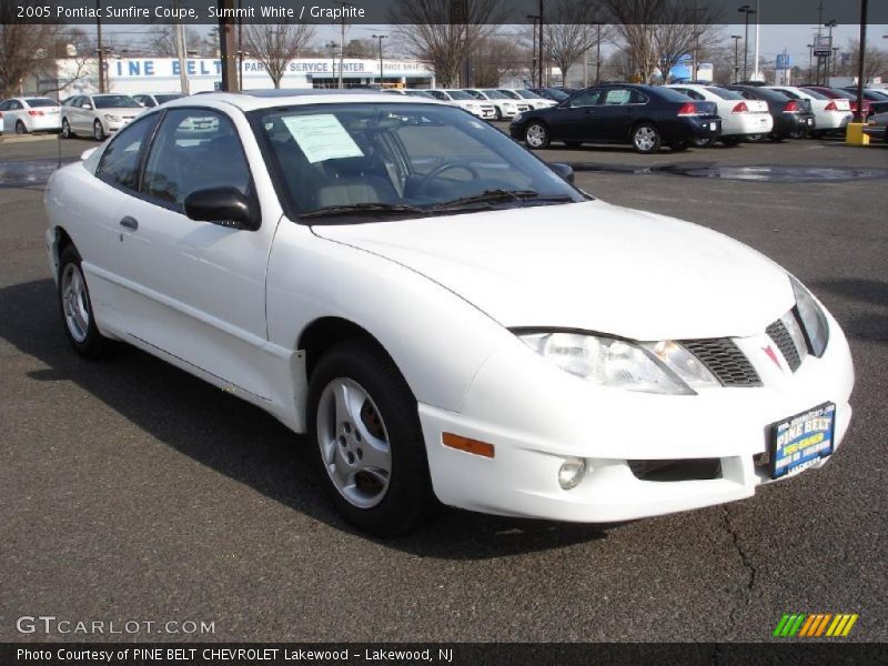 Summit White / Graphite 2005 Pontiac Sunfire Coupe