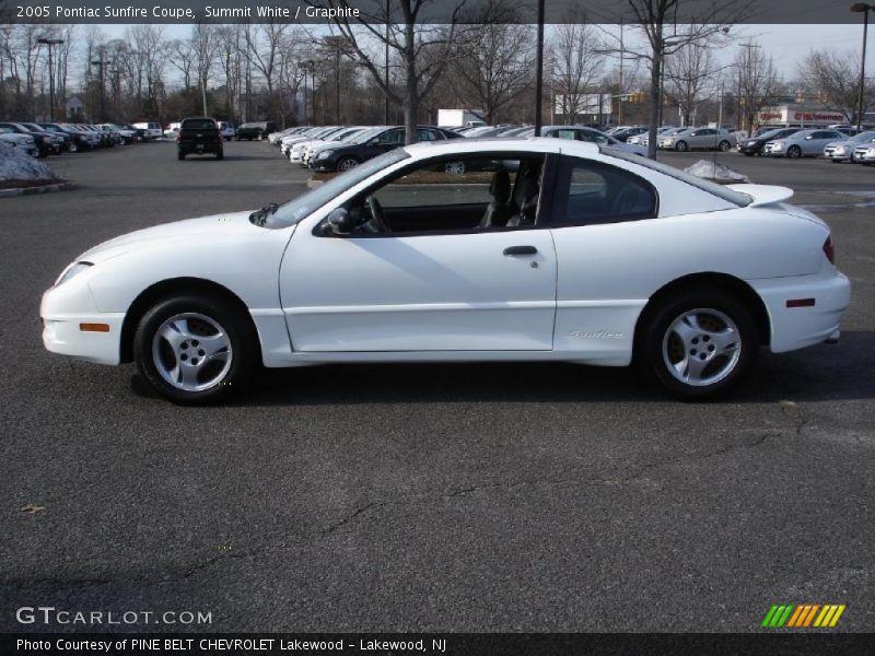 Summit White / Graphite 2005 Pontiac Sunfire Coupe