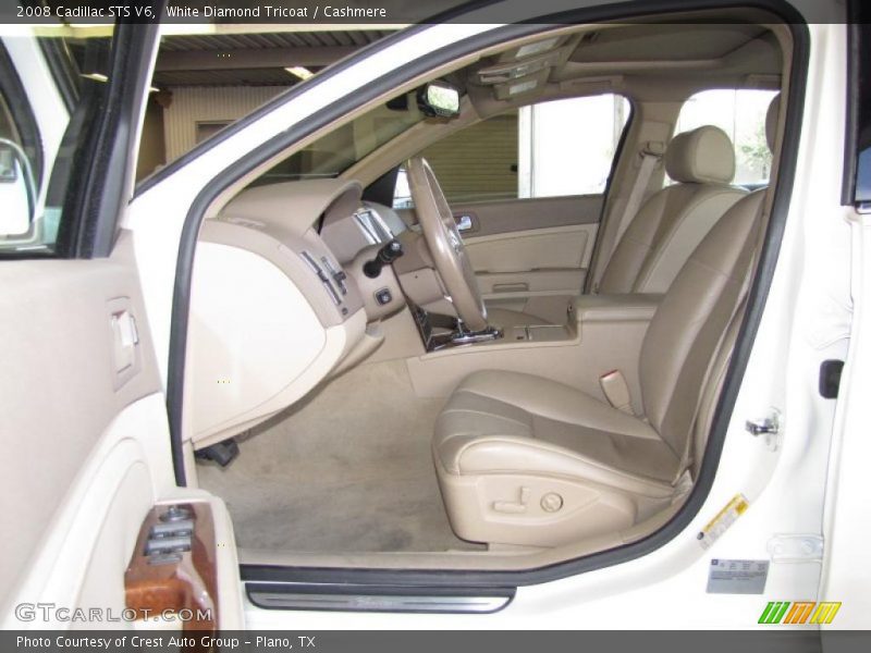 White Diamond Tricoat / Cashmere 2008 Cadillac STS V6