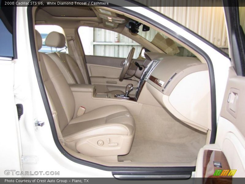White Diamond Tricoat / Cashmere 2008 Cadillac STS V6