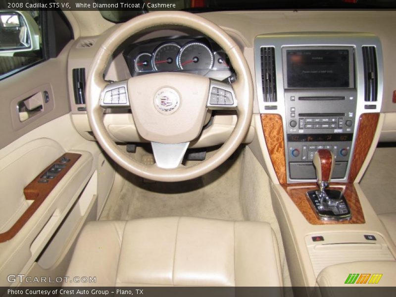 White Diamond Tricoat / Cashmere 2008 Cadillac STS V6