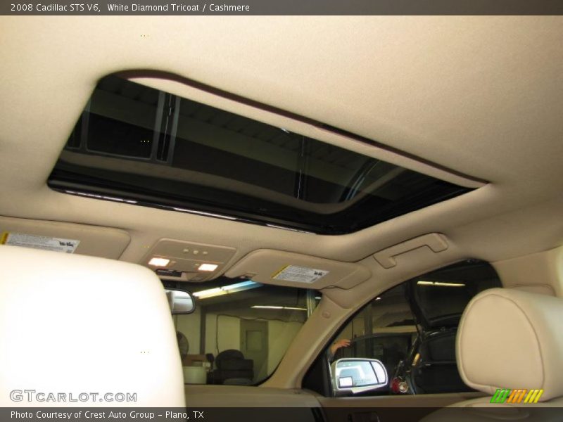 White Diamond Tricoat / Cashmere 2008 Cadillac STS V6