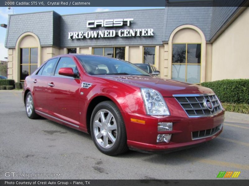 Crystal Red / Cashmere 2008 Cadillac STS V6
