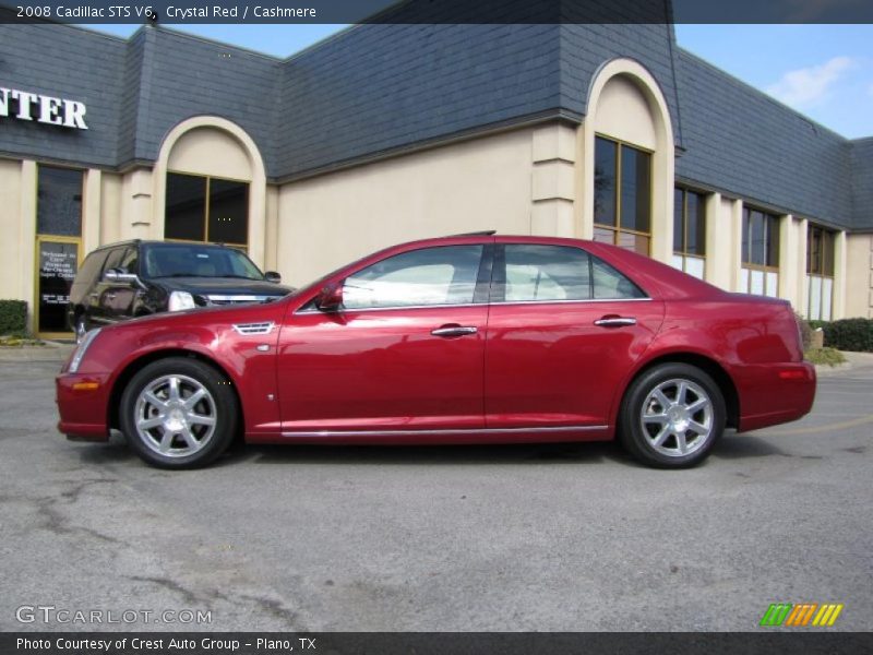Crystal Red / Cashmere 2008 Cadillac STS V6