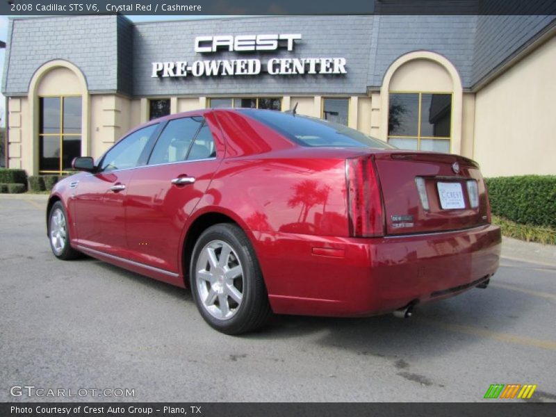 Crystal Red / Cashmere 2008 Cadillac STS V6