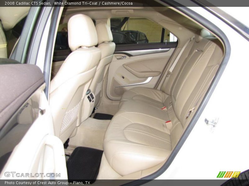 White Diamond Tri-Coat / Cashmere/Cocoa 2008 Cadillac CTS Sedan