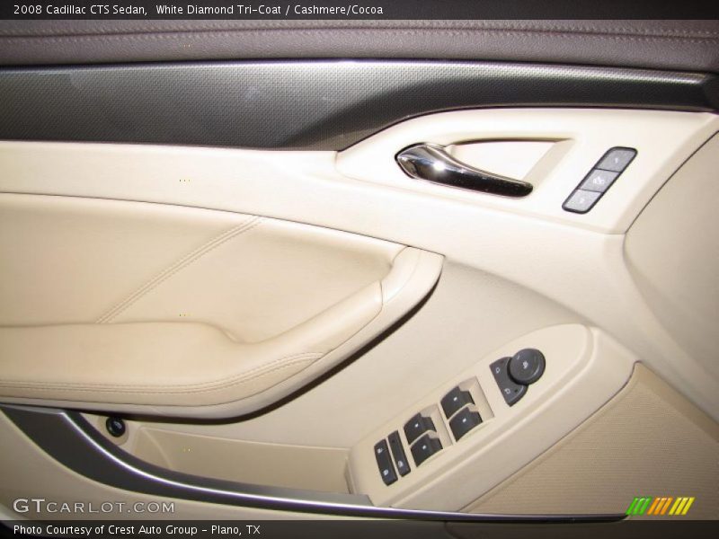White Diamond Tri-Coat / Cashmere/Cocoa 2008 Cadillac CTS Sedan