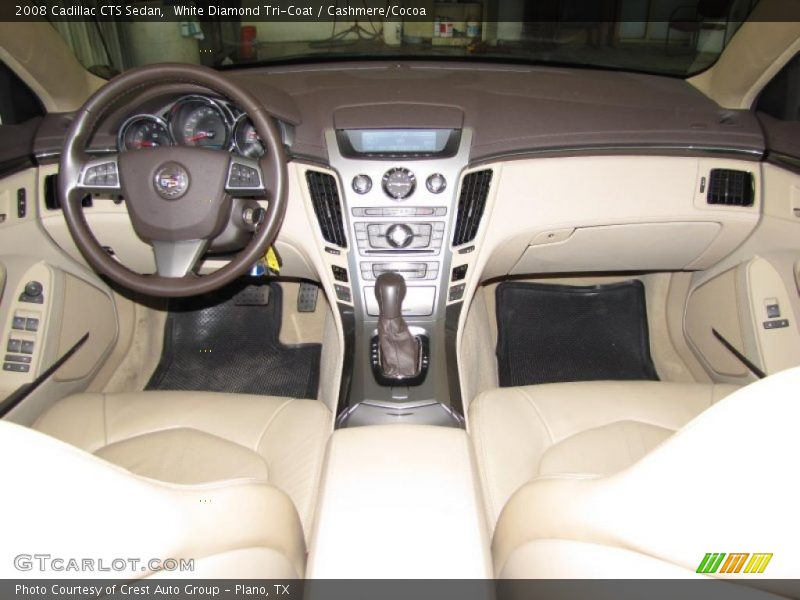 White Diamond Tri-Coat / Cashmere/Cocoa 2008 Cadillac CTS Sedan