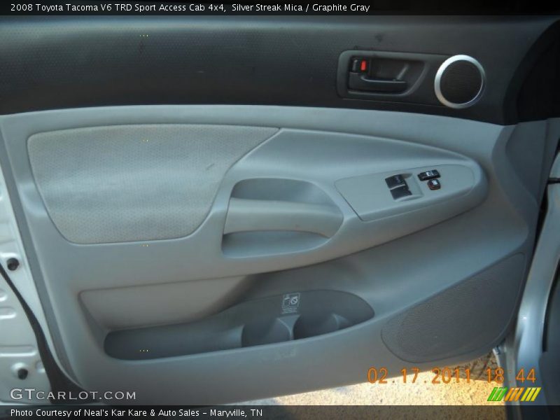 Silver Streak Mica / Graphite Gray 2008 Toyota Tacoma V6 TRD Sport Access Cab 4x4