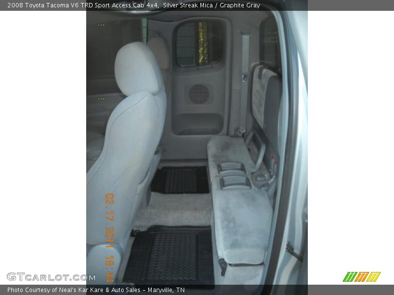 Silver Streak Mica / Graphite Gray 2008 Toyota Tacoma V6 TRD Sport Access Cab 4x4