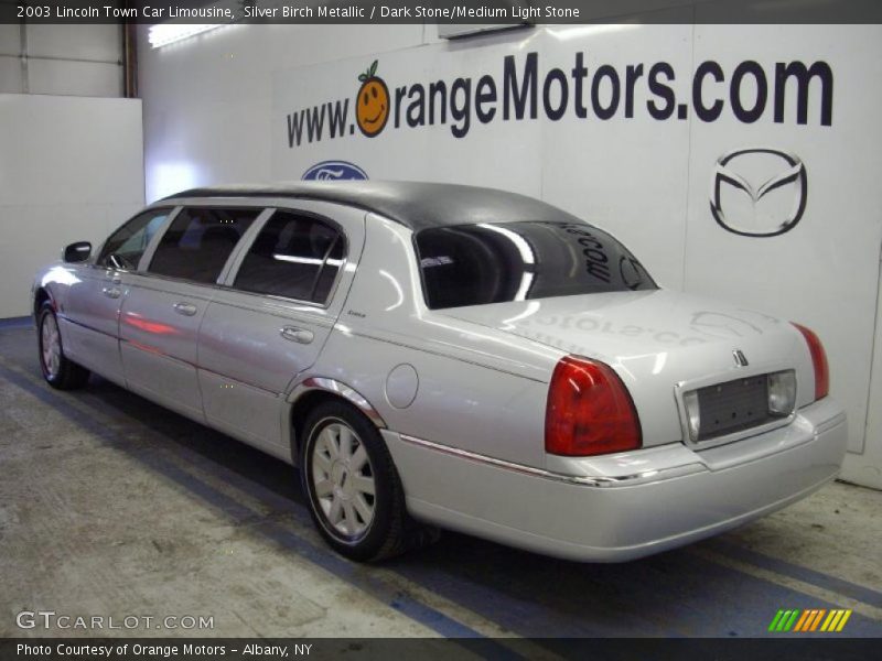 Silver Birch Metallic / Dark Stone/Medium Light Stone 2003 Lincoln Town Car Limousine